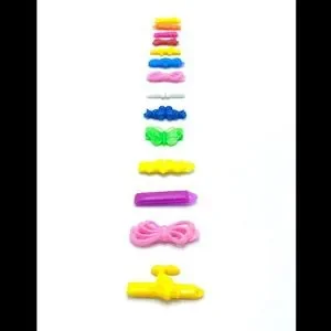 VINTAGE 70’s Mini Plastic Barrettes No Brand | Accessories | Vintage 7s Mini Plastic Barrettes  main image 3